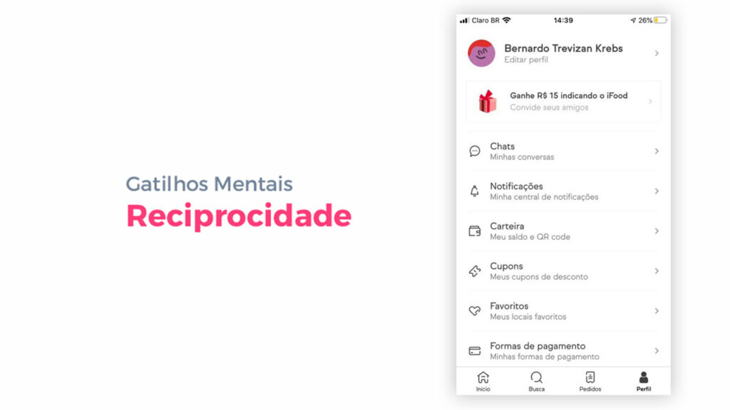gatilho mental da reciprocidade