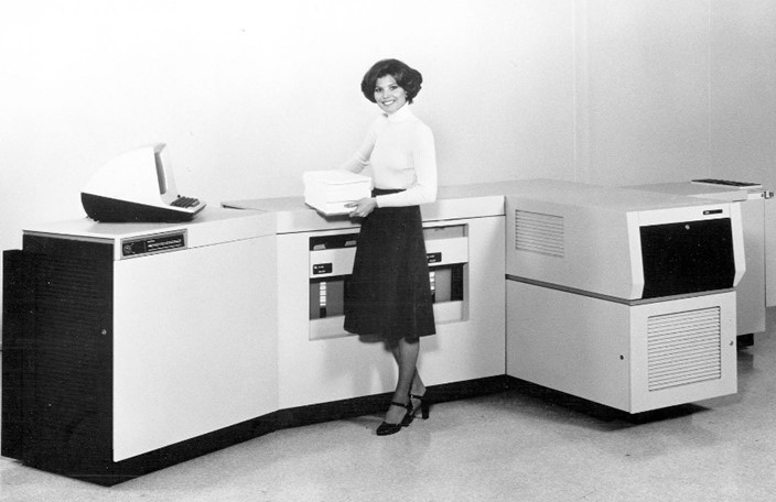 primeira máquina laser da Xerox