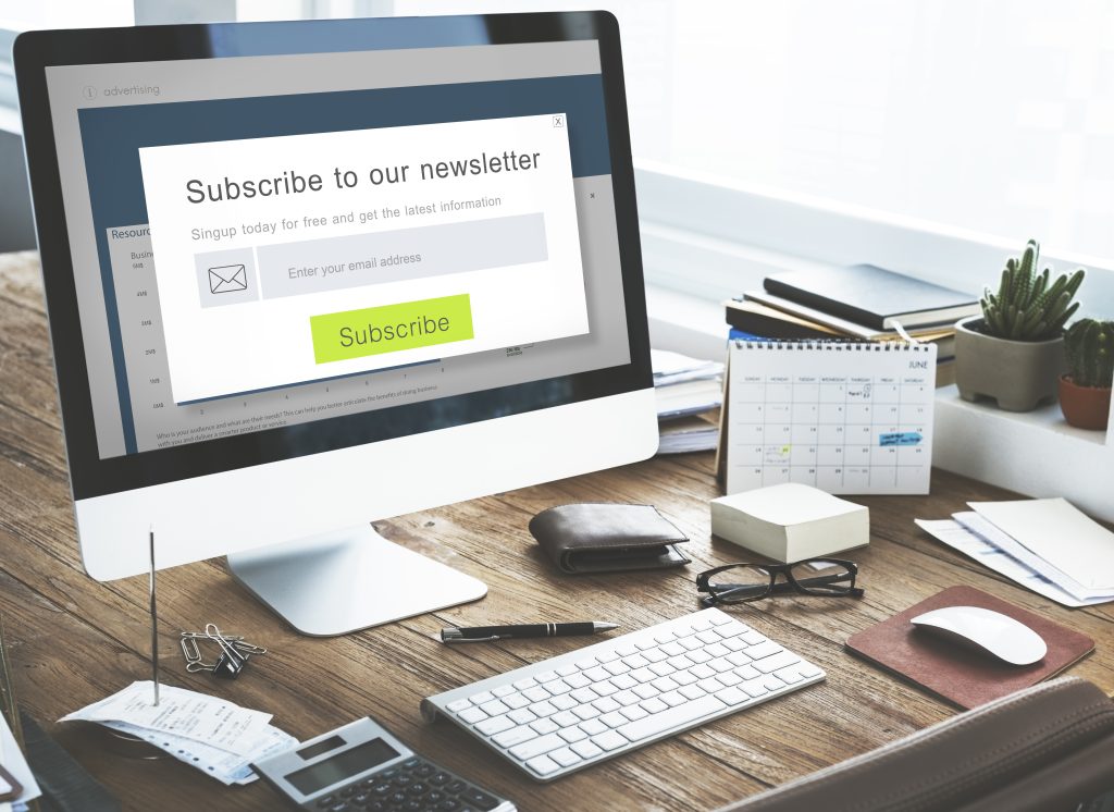 newsletter subscribing